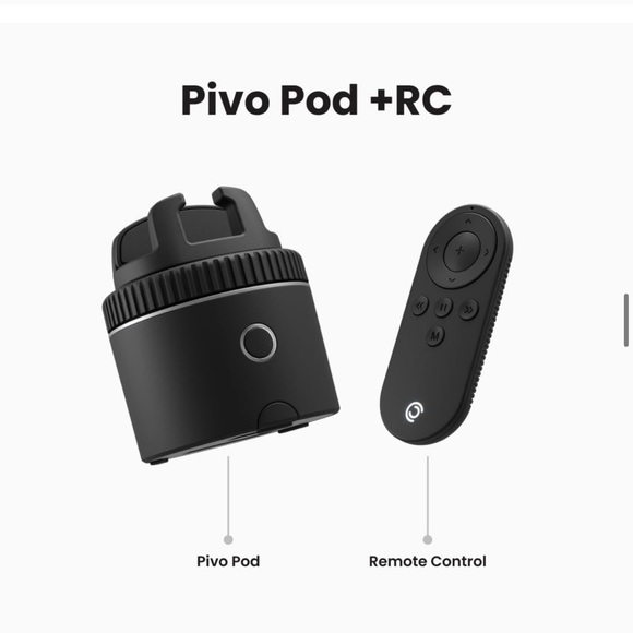 Pivo Pod Silver Auto Tracking Face Body Horse Phone Holder 360° Rotation - Picture 7 of 14
